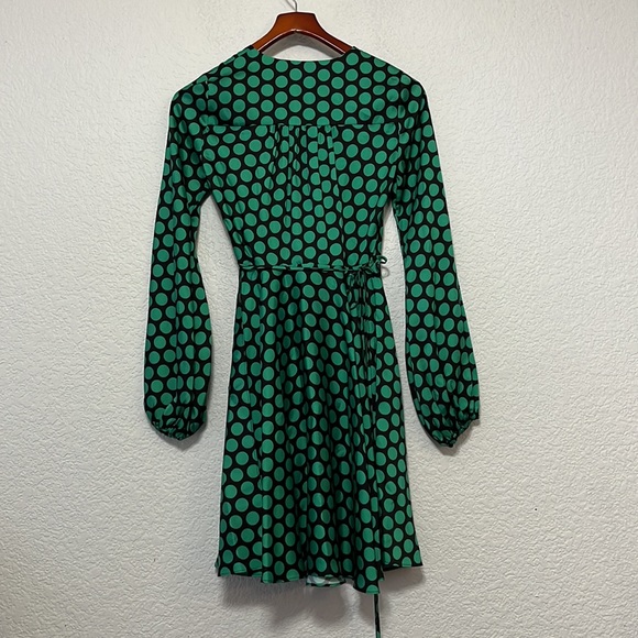 Milly Siena Polka Dot Wrap Dress - Picture 10 of 16